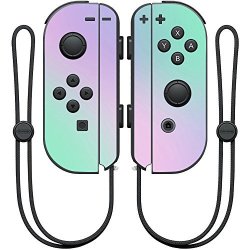 Mightyskins Skin Compatible With Nintendo Joy-con Controller Wrap Cover Sticker Skins Cotton Candy