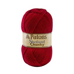 Patons Shetland Chunky Yarn Red Robin
