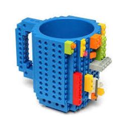 Building Brick Mug - Blue