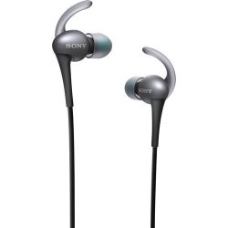 Sony Premium Active Series Lightweight Extra Bass Noise-cancelling Earbud Headphones With In-line Microphone And Remote For Apple android Smartphone Black