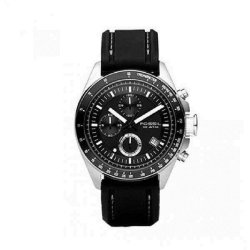 Fossil Men's CH2573 Black Silicon Strap Black Analog Dial Chronograph Watch