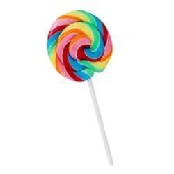Lollipop - Assorted Flavour - Rainbow - Medium - 12 Pack