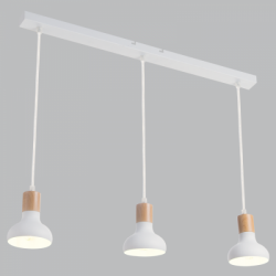Bright Star Lighting - Metal With Wood Finish- Adjustable Cords