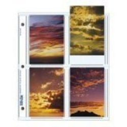 Archival Photo Pages Holds Eight 3.5" X 5" Prints Pack Of 25