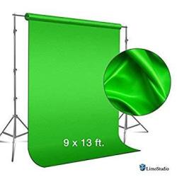 Limostudio 9 Foot X 13 Foot Green Fabricated Chromakey Backdrop Background Screen For Photo Video Studio AGG1846