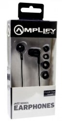 Amplify AMP-1002-BK Pro Jazz Series Earphones Black