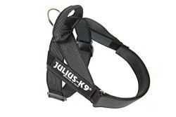 JULIUS-K9 16IDC-0-AMZ Idc Color & Gray Webbing Harness Size 0 Black grey