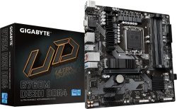 Gigabyte Intel B760 Chipset For Lga 1700 4X DDR4 2X M2 VGA HDMI DPX2 Matx. - GA-B760M-DS3H-DDR4