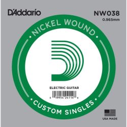 NW038 .038 XL Nickel Wound Single String