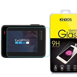 Khaos For Gopro HERO5 HD Clear Tempered Glass Screen Protector With Lifetime Replacement Warranty