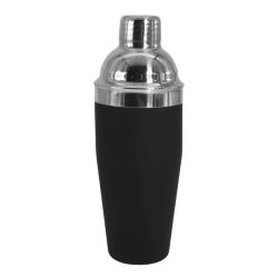 Bar Butler Cocktail Shaker Soft Touch Finish Black 750ML 235X85MM Dia