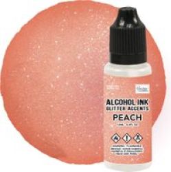 Alcohol Ink - Glitter Accents - Peach 12ML