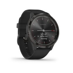 Garmin Vivomove 3 Smart Watch Black Silicone with Slate Hardware