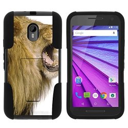 Turtlearmor Compatible With Motorola Moto G 3RD Gen Case 2015 Gel Max Hybrid Dual Layer Case Impact Shock Silicone Cover Hard Kickstand Shell