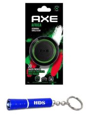 AXE 125G Africa Gel Can Car Air Freshener With Hds Branded Torch