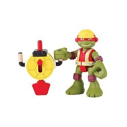 Teenage Mutant Ninja Turtles Pre-cool Half Shell Heroes Construction Raphael Action Figure With Jack Hammer