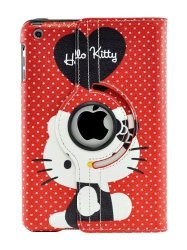 Livitech Tm Hello Kitty Design 360 Degree Rotating Pu Leather Hard Case For Apple Ipad 4 3 2 Ipad MINI Ipad MINI Color 4