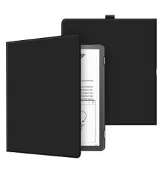 FINTIE Amazon Kindle Scribe 10.2" 2022 Premium Protective Slim Shell Pu Leather Folio Flip Cover Black