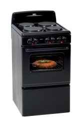 Defy DSS514 500MM Black 4 Solid Plate 500 Series Compact Electric Stove