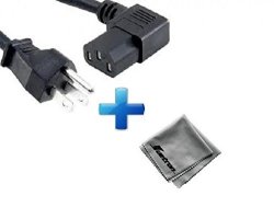 Vizio L37HDTV10A Lcd Tv Compatible New 10-FOOT Right Angled Power Cord Cable ...