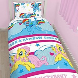 My Little Pony Dash Single Duvet Cover Bed Set Fluttershy