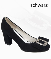 Genuine German Bavarian Shoes For Ladies Black