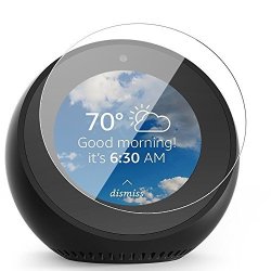 Ivso Amazon Echo Spot Screen Protector Scratch-resistant No-bubble 9H Hardness HD Clear Tempered Glass For Amazon Echo Spot 2PCS