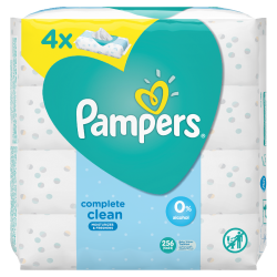Complete Clean Baby Wipes 4 X 64 Wipes