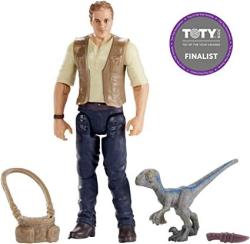 Jurassic World Basic Figure Owen & Baby "blue