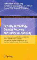 Security Technology Disaster Recovery And Business Continuity - Tai-hoon Kim Paperback
