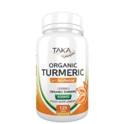 Taka Organic Turmeric & Bioperin Capsules