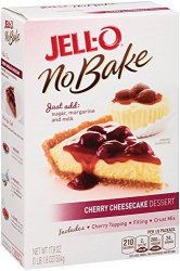Jell-o No Bake Cheesecake Dessert Cherry 17.8 Ounce