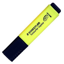 Staedtler Highlighter Pen Text Surfer Top Star 364-1 Yellow Ink Color Pack 4 Pcs.