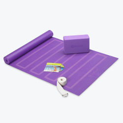 Gaiam Kit - Yoga For Beginners - Purple