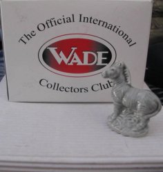 Wade Grey Zebra From Red Rose Tea Promotion 1985 To 1995 - Value @ $10