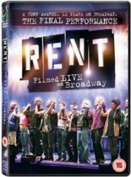 Rent - Filmed Live On Broadway DVD
