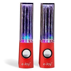 E-joy Water Dancing Music Box Audio Player Computer Speakers Red Waterspeaker_red
