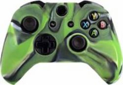 CCMODZ Silicone Case Skin For Xbox One Controller Green & Camo 2 Black