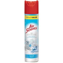 Air Scents Extra Value Fresh Dry Room Spray Cotton Fresh 300ML