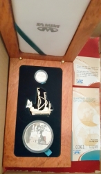 2009 Maritime History Silver Set R2 And 2 1 2 Cent Tickey