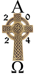 Celtic Paschal Easter Candle - 100 X 300MM New Design