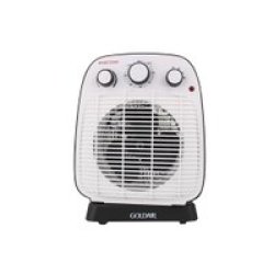 Goldair 2000W Space Fan Heater With Timer & Tip-over Switch - GFH-2020
