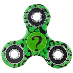 Fidget Spinners - The Riddler "?" Scattered Green black