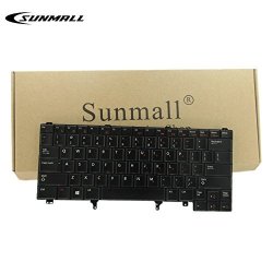 Sunmall Replacement Backlight Keyboard For Dell Latitude E5420 E5430 E6220 E6320 E6330 E6420 E6430 E6440 Series Us Layout Black Without Pointer Stick