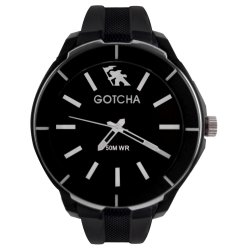 Gotcha - Gents 50M Wr Black And White Analogue Watch