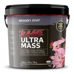 Biogen Rage Ultra Mass 4KG - Strawberry
