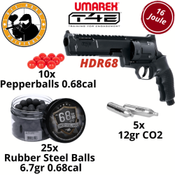 HDR68 16 Joule Package 1 0.68 Caliber Black