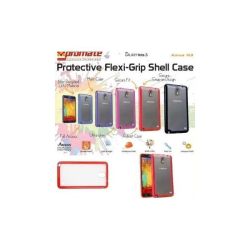Promate Amos N3 Protective Flexi-grip Designed Shell Case For Samsung Note 3 Colour:red Retail Box 1 Year Warranty