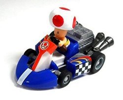 Takara Tomy Mario Kart Tomy Gashopan 1.5 Inch Toad Pull Back Racer