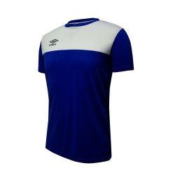 Umbro Doppio Soccer Jersey - Royal Blue & White